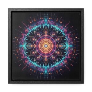 "Stellar Pulse" Gallery Canvas Wraps, Square Frame
