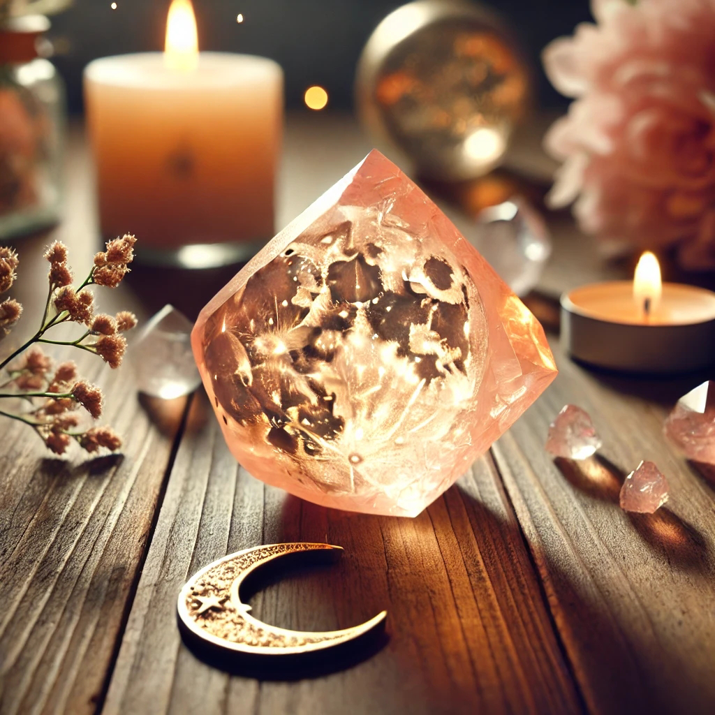 The Magic of Peach Moonstone: A Crystal of Feminine Energy, Balance, and Intuition