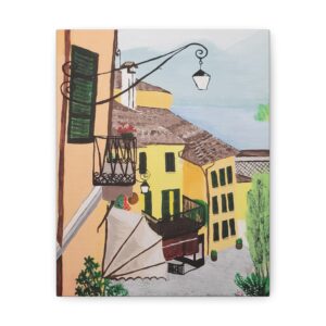 Bellagio, Lake Como, Italy Painting, Canvas Print 5x7 or 8x10 or 12x16