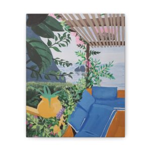 Capri, Italy Painting, Canvas Print 5x7 or 8x10 or 12x16