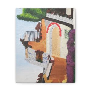 Liguria, Italy Painting, Canvas Print 5x7 or 8x10 or 12x16